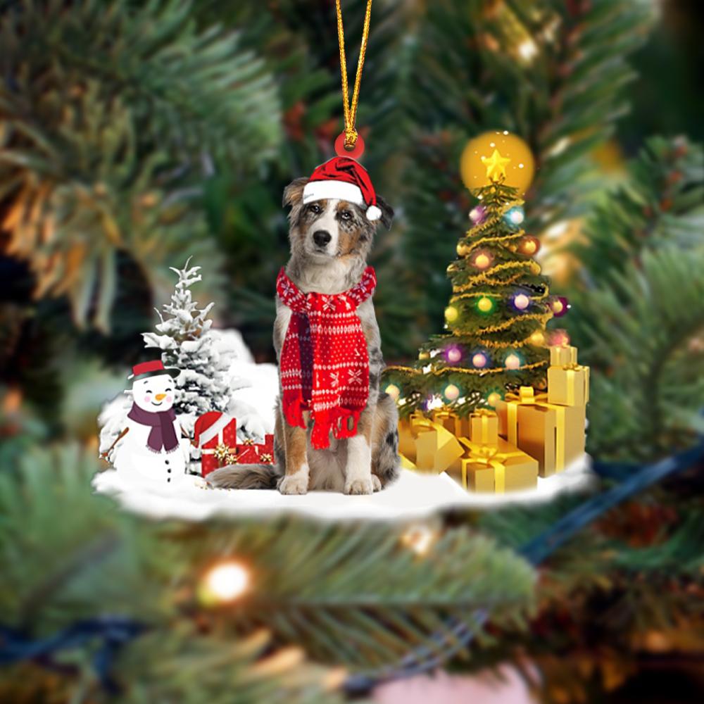 Australian Shepherd Christmas Ornament