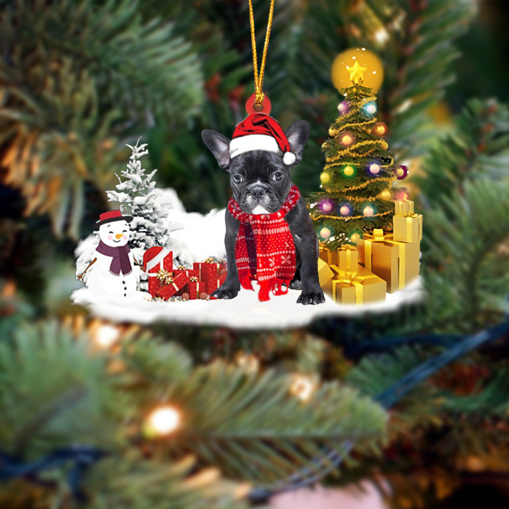 French Bulldog  (2) Christmas Ornament