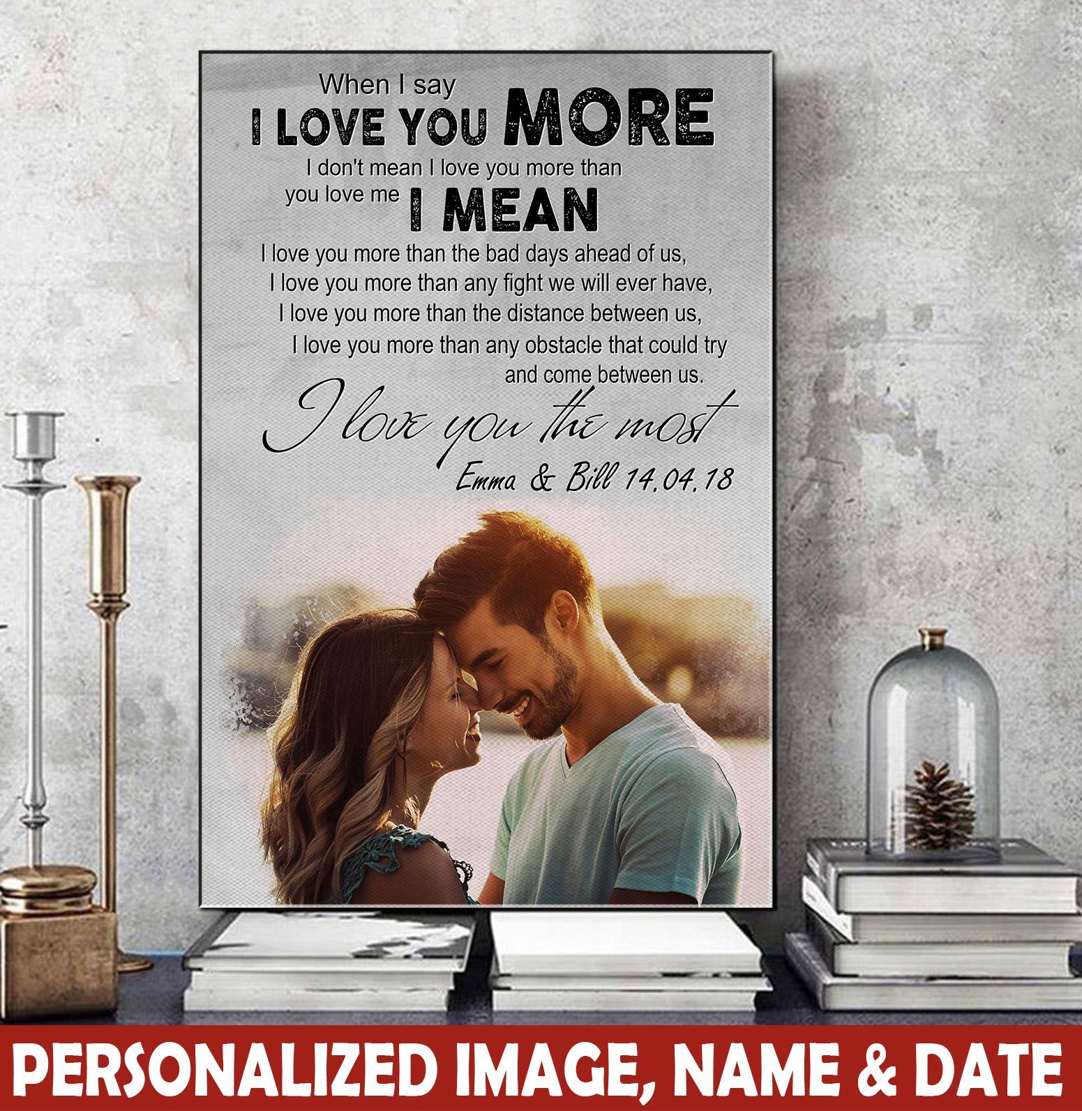 Custom Personalized Couple Canvas - Gift Idea For Couple/ Gift To