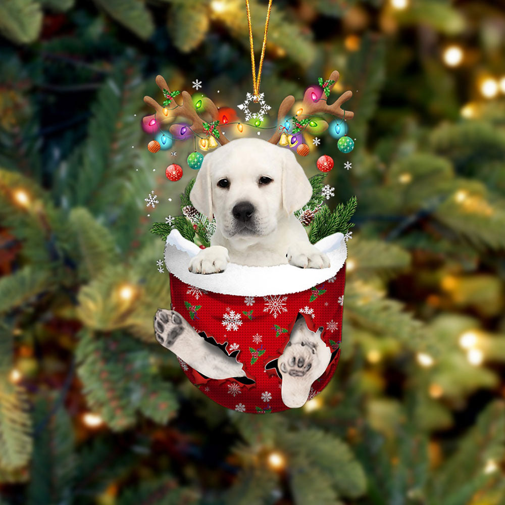 Labrador Puppy Bag Ornament