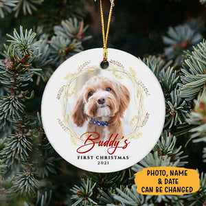 First Christmas, Personalized Christmas Ornaments, Custom Photo Gift