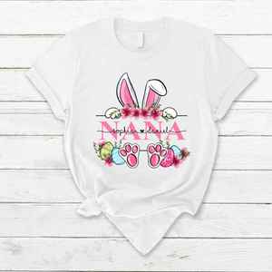 Nana Bunny And Kids, Gift For Grandma, Grammy, Mama, Nana, Mimi, Mother Day CTH01 T-Shirt